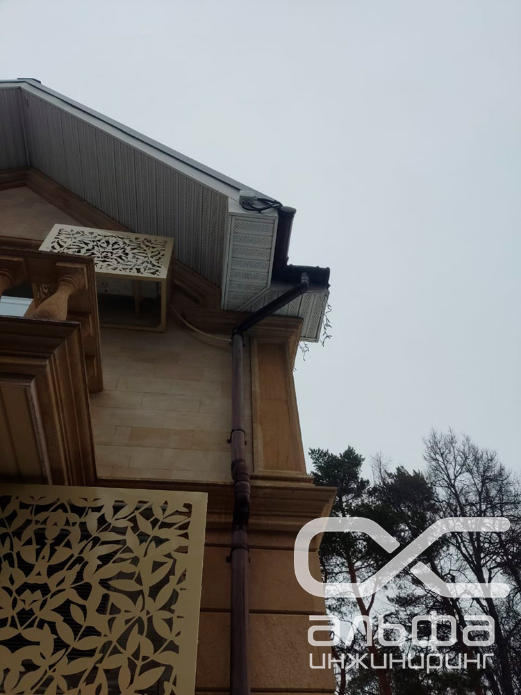 Обогрев кровли резистивным кабелем