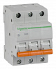 Автоматический выключатель Schneider Electric Домовой 3P 10А (C) 4.5кА, 11222