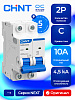 Авт. выкл. NXB-63S 2P 10А 4,5кА х-ка C (R)