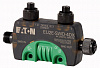 EU2E-SWD-4DX SWD T-Connector модуль ввода/вывода IP67, 24 В пост. тока, четыре входа, два гнезда входа/выхода M12