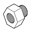 REDUCER-M25/PG16 (EEx e) Полиамидный переходник с М25 (внутренняя резьба) на Pg16 (внешняя резьба)