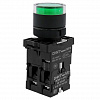 Кнопка управления NP2-EW3365 1НО+1НЗ зеленая AC/DC230В(LED) IP40