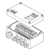 JB-MB-26/16MM2 (EE x e) Проходная коробка (7xM25 + 1xM32)