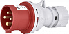 Вилка кабельная EV-3243 IP44 (32A, 400V, 3P+PE)