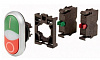 M22-DDL-GR-X1/X0-K1001-BVP Двойная кнопка без фиксации, 1НО, 1НЗ