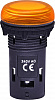 Лампа сигнал. LED матовая ECLI-240A-A 240V AC (оранжевая)